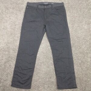 Banana Republic Pants Mens 36x30 Gray Travel Jean Slim Fit Stretch Comfort EUC